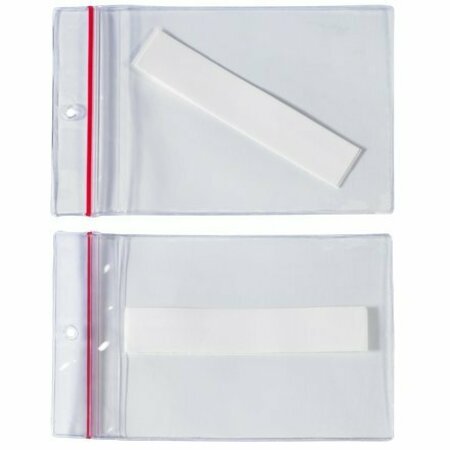 BSC PREFERRED 4 x 6'' Super-Scan Press-On Vinyl Envelopes - Reclosable, 25PK S-15594